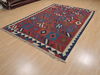 Kilim Brown Flat Woven 67 X 99  Area Rug 100-109980 Thumb 2