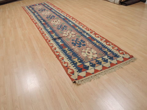 Kilim Brown Runner Flat Woven 31 X 131 Area Rug 100-109981 Image 3