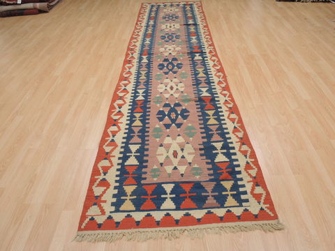 Kilim Brown Runner Flat Woven 31 X 131 Area Rug 100-109981 Image 4