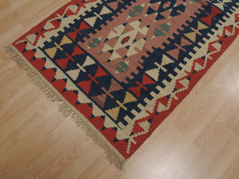 Kilim Brown Runner Flat Woven 31 X 131 Area Rug 100-109981 Image 6