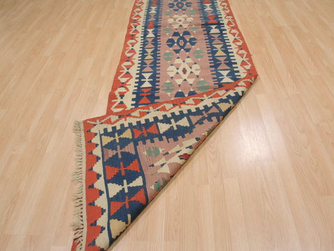 Kilim Brown Runner Flat Woven 31 X 131 Area Rug 100-109981 Image 7