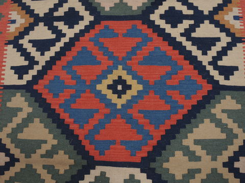Kilim Green Runner Flat Woven 45 X 1611 Area Rug 100-109982 Image 5