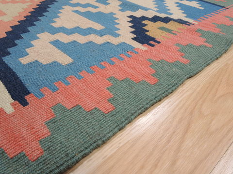 Kilim Green Runner Flat Woven 45 X 1611 Area Rug 100-109982 Image 6