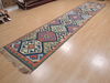 Kilim Green Runner Flat Woven 45 X 1611 Area Rug 100-109982 Thumb 2