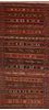 Kilim Red Runner Flat Woven 50 X 109 Area Rug 100-109985 Thumb 0