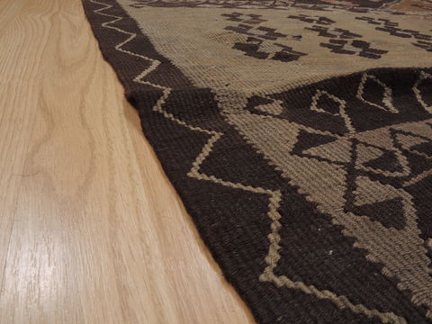Kilim Brown Runner Flat Woven 310 X 96 Area Rug 100-109988 Image 11