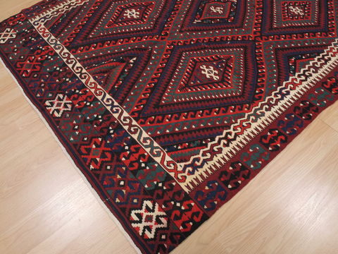 Kilim Red Flat Woven 56 X 710 Area Rug 100-109990 Image 7