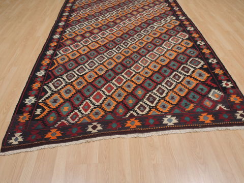 Kilim Red Flat Woven 510 X 124 Area Rug 100-109999 Image 6