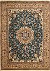 Nain Blue Hand Knotted 88 X 123  Area Rug 100-11000 Thumb 0