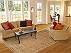 Indo-Nepal Green Hand Knotted 83 X 116 Area Rug 100-11002 Thumb 4