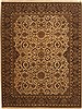 Jaipur Green Hand Knotted 92 X 120 Area Rug 100-11003 Thumb 0