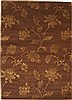 Indo-Nepal Brown Hand Knotted 83 X 117  Area Rug 100-11004 Thumb 0