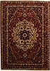Bakhtiar Red Hand Knotted 86 X 119  Area Rug 100-11009 Thumb 0