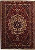 Bakhtiar Red Hand Knotted 86 X 119  Area Rug 100-11009 Thumb 0