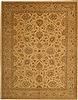 Chobi Yellow Hand Knotted 92 X 119  Area Rug 100-11014 Thumb 0