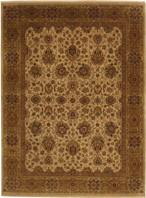 Jaipur Green Hand Knotted 89 X 120 Area Rug 100-11017 Image 0