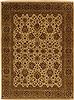 Jaipur Green Hand Knotted 89 X 120  Area Rug 100-11017 Thumb 0