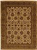 Jaipur Green Hand Knotted 89 X 120 Area Rug 100-11017 Thumb 0