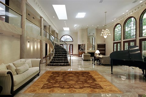 Chobi Brown Hand Knotted 90 X 123 Area Rug 100-11018 Image 1