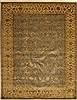Jaipur Green Hand Knotted 91 X 115  Area Rug 100-11020 Thumb 0