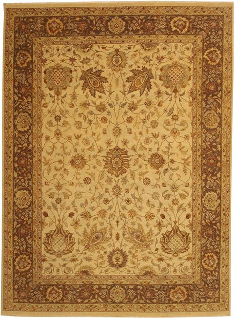 Chobi Yellow Hand Knotted 810 X 120 Area Rug 100-11021 Image 0