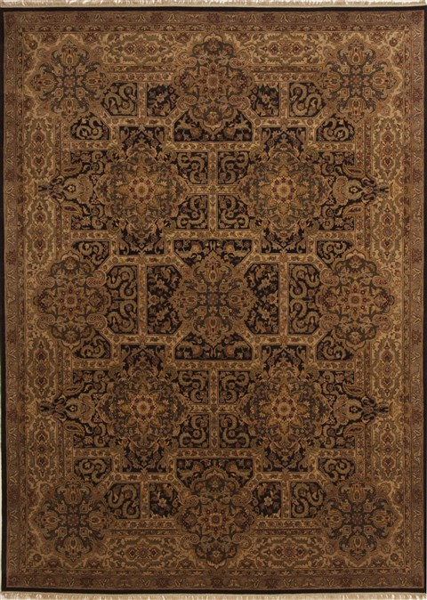 Jaipur Green Hand Knotted 90 X 121 Area Rug 100-11028 Image 0