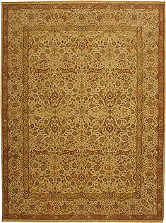 Haji Jalili Beige Hand Knotted 9'1" X 12'0"  Area Rug 100-11029