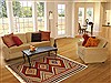 Kilim Red Hand Knotted 42 X 62 Area Rug 100-11039 Thumb 5