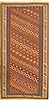 Kilim Blue Runner Hand Knotted 411 X 99  Area Rug 100-11042 Thumb 0