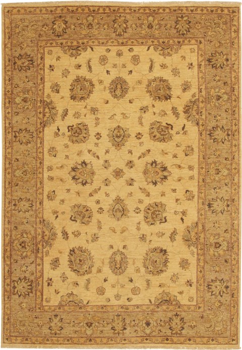 Chobi Yellow Hand Knotted 62 X 811 Area Rug 100-11045 Image 0