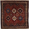 Yalameh Multicolor Square Hand Knotted 68 X 69  Area Rug 100-11053 Thumb 0