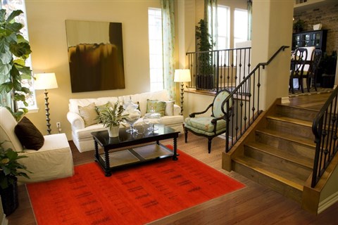 Gabbeh Red Hand Knotted 67 X 99 Area Rug 100-11056 Image 3
