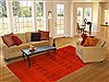 Gabbeh Red Hand Knotted 67 X 99 Area Rug 100-11056 Thumb 4