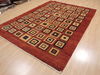Gabbeh Beige Hand Knotted 69 X 93  Area Rug 100-11061 Thumb 1