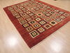 Gabbeh Beige Hand Knotted 69 X 93 Area Rug 100-11061 Thumb 11