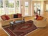 Sanandaj Red Hand Knotted 69 X 911 Area Rug 100-11065 Thumb 4