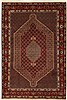 Sanandaj Red Hand Knotted 69 X 911  Area Rug 100-11065 Thumb 0