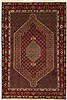 Sanandaj Red Hand Knotted 69 X 911 Area Rug 100-11065 Thumb 0