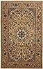 Nain Beige Hand Knotted 66 X 109  Area Rug 100-11070 Thumb 0