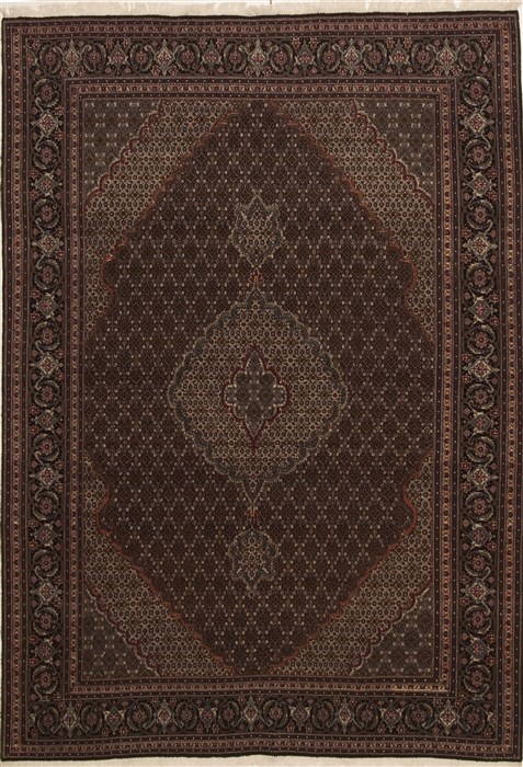 Mahi Beige Hand Knotted 66 X 96  Area Rug 100-11073 Image 0