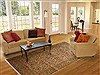 Kashan Beige Hand Knotted 69 X 99 Area Rug 100-11079 Thumb 4
