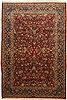 Yazd Red Hand Knotted 611 X 108  Area Rug 100-11089 Thumb 0