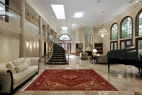 Bakhtiar Red Hand Knotted 611 X 100 Area Rug 100-11090 Image 1