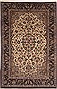 Mashad Beige Hand Knotted 63 X 911  Area Rug 100-11096 Thumb 0