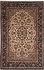 Mashad Beige Hand Knotted 63 X 911  Area Rug 100-11096 Thumb 0