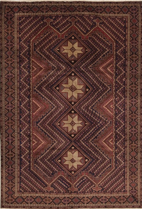 Shahre Babak Brown Hand Knotted 72 X 105 Area Rug 100-11097 Image 0