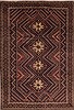 Shahre Babak Brown Hand Knotted 72 X 105 Area Rug 100-11097 Thumb 0