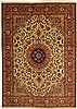 Tabriz Beige Hand Knotted 66 X 95  Area Rug 100-11098 Thumb 0