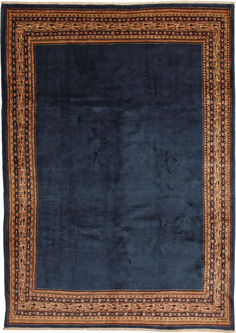 Mahal Blue Hand Knotted 611 X 105 Area Rug 100-11100 Image 0