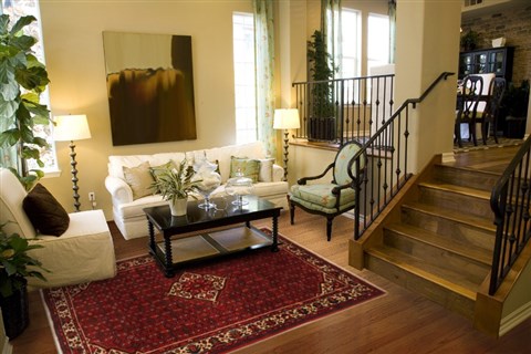 Hossein Abad Red Hand Knotted 610 X 911 Area Rug 100-11103 Image 3
